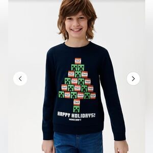 Boys Minecraft Christmas sweatshirt